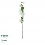 GloboStar® Artificial Garden BOUGAUVILLEA BRANCH 20657 Τεχνητό Διακοσμητικό Κλαδί Μπουκανβίλιας Λευκή Y80cm