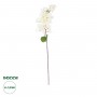 GloboStar® Artificial Garden BOUGAUVILLEA BRANCH 20659 Τεχνητό Διακοσμητικό Κλαδί Μπουκανβίλιας Λευκή Y80cm