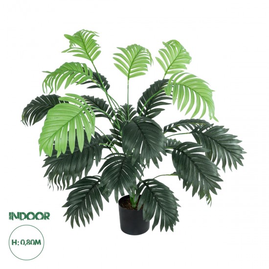 GloboStar® Artificial Garden ARECA PALM PLANT 20915 Διακοσμητικό Φυτό Αρέκα Φ90 x Υ80cm