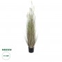 GloboStar® Artificial Garden BEIGE LAGURUS 21102 Διακοσμητικό Φυτό Μπεζ Λαγοουρά Υ140cm