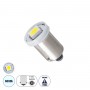 GLOBOSTAR® BA9S-T4W 81282 Λάμπα Ba9S T4W LED 0.12W 12lm 120° DC 12V IP20 Ψυχρό Λευκό 6000K - 1 x Epistar SMD5050 Chip - Μ1.1 x Π1.1 x Υ1.6cm - 1 Χρόνο Εγγύηση