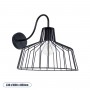 GLOBOSTAR® TRIUMPH 01117 Vintage Φωτιστικό Τοίχου - Απλίκα με Ντουί 1 x E27 AC 220-240V IP20 - Μαύρο - Μ30 x Π36 x Υ30cm