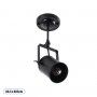 GLOBOSTAR® HOLLYWOOD 01153 Vintage Φωτιστικό Οροφής με Ντουί 1 x E27 AC 220-240V IP20 - Μαύρο - Μ8.5 x Π8.5 x Υ35cm
