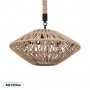 GLOBOSTAR® DOGMA 01187 Boho Κρεμαστό Φωτιστικό Οροφής με Ντουί 1 x E27 AC 220-240V IP20 - Μπεζ - Μ40 x Π40 x Υ20cm