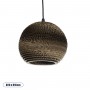 GLOBOSTAR® SANTORINI 01288 Boho Κρεμαστό Φωτιστικό Οροφής με Ντουί 1 x E27 AC 220-240V IP20 - Καφέ - Μ20 x Π20 x Y16cm