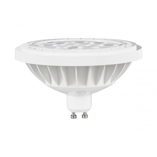 GLOBOSTAR® BEAMAR 60134 Σποτ GU10 AR111 LED 15W 1410lm 12° AC 220-240V IP20 Θερμό Λευκό 2700K Dimmable - Μ11 x Π11 x Υ6.6cm - 3 Χρόνια Εγγύηση