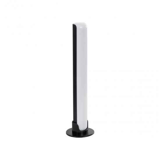 GLOBOSTAR® DIGICOLUMN 76562 Μοντέρνο Επιτραπέζιο Γραμμικό Ψηφιακό Φωτιστικό Digital Pixel Symphony Bar με WiFi Εφαρμογή LED 1.5W 90lm 120° DC 5V με USB-C & Επαναφορτιζόμενη Μπαταρία LiPo 601045 3.7V 280mAh IP20 Πολύχρωμο RGB Dimmable - Μαύρο - Μ5.6 x Π5.6 x Υ21.1cm - 2 Χρόνια Εγγύηση