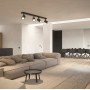kelvo® SPOTA KLV-101-0140 Κινούμενο Φωτιστικό Σποτ Οροφής για 4 Λάμπες MR16 με Ντουί GU10 AC 220-240V IP20 - Μαύρο Ματ - Μ64 x Π6 x Υ14cm