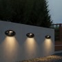 kelvo® STEPART KLV-101-0098 Φωτιστικό Σκαλοπατιού / Διαδρόμου LED 3W 375lm 45° AC 220-240V Αδιάβροχο IP65 Θερμό Λευκό 2700K - Lumileds SMD Chip & TÜV SÜD Driver - Μαύρο Ματ - Μ26 x Π5.5 x Υ13cm - 5 Χρόνια Εγγύηση