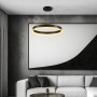 kelvo® VENOM KLV-101-0187 Κρεμαστό Φωτιστικό Οροφής LED 45W 4500lm 120° AC 220-240V IP20 Ρυθμιζόμενο Λευκό CCT με Χειριστήριο από 2700K έως 6000K Dimmable - Lumileds SMD Chip - Μαύρο Ματ - Μ60 x Π60 x Υ6.5cm - 3 Χρόνια Εγγύηση