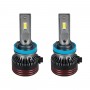 GloboStar® 82085 H9 HL Line KIT Βασικού Φωτισμού Αυτοκινήτου & Φορτηγού 3rd Generation Can-Bus Extreme Series LED CREE CXB COB 60W/120W 10000lm/20000lm DC 12V Αδιάβροχο IP67 Ψυχρό Λευκό 6000K
