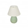 GLOBOSTAR® CESTA 204-0182 Μοντέρνο Επιτραπέζιο Φωτιστικό Πορτατίφ με Ντουί 1 x E27 AC 220-240V IP20 - Λαδί & Μπεζ - Μ22 x Π22 x Υ30cm