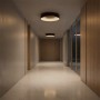 kelvo® SALEM KLV-101-0280 Φωτιστικό Οροφής LED 75W 7500lm 120° AC 220-240V IP20 Ρυθμιζόμενο Λευκό CCT με Χειριστήριο από 2700K έως 6000K Dimmable - Lumileds SMD Chip - Καφέ Ματ - Μ45 x Π45 x Υ9.5cm - 3 Χρόνια Εγγύηση