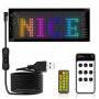 GLOBOSTAR® MATRIX GLB-106-0001 Εύκαμπτη Κυλιόμενη Ψηφιακή Επιγραφή 17.3x7cm P4 32x16 Pixel LED 10W DC 5V 2A με USB 2.0 Αδιάβροχο IP65 Πολύχρωμο RGB - Bluetooth Control μέσω iPIXEL APP - Μ17.3 x Π0.2 x Υ7cm - 2 Χρόνια Εγγύηση