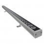 GLOBOSTAR® WASHERPANDA 999-0272 Μπάρα Φωτισμού Wall Washer LED 36W 3960lm 15° DC 24V Αδιάβροχο IP67 Θερμό Λευκό 2700K Dimmable - Bridgelux SMD Chip - Γκρι Ανθρακί - Μ100 x Π4 x Υ3cm - 3 Χρόνια Εγγύηση