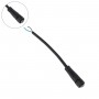 GLOBOSTAR® CONNECTOR 999-0265 2 Pin Σύνδεσμος Τροφοδοσίας για Wall Washers & Προβολείς με Είσοδο 2 x 0.25mm2 & Έξοδο 1 x Αρσενικό Βύσμα Αδιάβροχο IP65 - Μαύρο - Μ20 x Π1.5 x Υ1.5cm