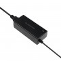 GLOBOSTAR® VOLTIX GLB-107-0007 Τροφοδοτικό/Μετασχηματιστής Class II SELV 60W 2.5A AC 220-240V σε DC 24V IP20 - Μαύρο Ματ - Μ11.5 x Π5 x Υ3.2cm - 3 Χρόνια Εγγύηση