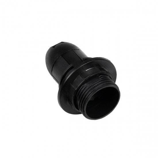 GloboStar® 78961 ΣΕΤ Ντουί E14 με Ροδέλα Πλαστικό Μάυρο DIY