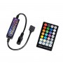 GloboStar® 73429 Ασύρματος LED RGB Controller με Χειριστήριο RF 2.4Ghz DC 5-24V Max 144W Μ30xΠ1.7xΥ1
