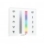 Ασύρματο LED RGB Χειριστήριο Αφής και Τοίχου 2.4G RF Έως και 4 Διαφορετικά Groups DC GloboStar 73417 M8.5xΠ2xΥ8.5