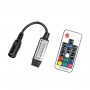 GloboStar® 73420 Ασύρματος LED Controller RGB με Χειριστήριο RF 2.4Ghz DC 5-24V Max 288W Μ15xΠ1.1xΥ1.1