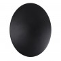 GLOBOSTAR® HELIO-R 60660 Μοντέρνο Φωτιστικό Τοίχου - Απλίκα LED 10W 1000lm 120° AC 220-240V Αδιάβροχο IP65 Θερμό Λευκό 2700K - Lumileds SMD Chip & TÜV SÜD Driver - Μαύρο Ματ - Μ21 x Π21 x Υ5cm - 5 Χρόνια Εγγύηση