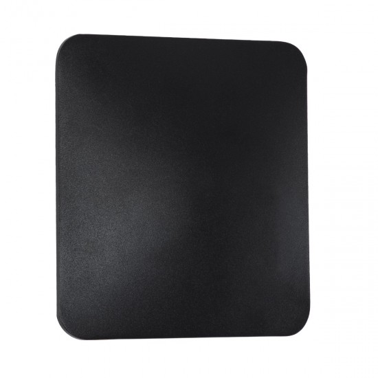 GLOBOSTAR® HELIO-S 60495 Μοντέρνο Φωτιστικό Τοίχου - Απλίκα LED 7W 770lm 120° AC 220-240V Αδιάβροχο IP65 Φυσικό Λευκό 4500K - Lumileds SMD Chip & TÜV SÜD Driver - Μαύρο Ματ - Μ16 x Π5 x Υ16cm - 5 Χρόνια Εγγύηση