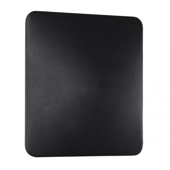 GLOBOSTAR® HELIO-S 60496 Μοντέρνο Φωτιστικό Τοίχου - Απλίκα LED 10W 1100lm 120° AC 220-240V Αδιάβροχο IP65 Φυσικό Λευκό 4500K - Lumileds SMD Chip & TÜV SÜD Driver - Μαύρο Ματ - Μ21 x Π5 x Υ21cm - 5 Χρόνια Εγγύηση