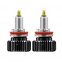 GloboStar® 82065 H9 360° Line Extreme KIT Βασικού Φωτισμού Αυτοκινήτου & Φορτηγού 3rd Generation Can-Bus Extreme Truck Series LED CREE CXB COB 80W 7600lm DC 9-32V Αδιάβροχο IP66 Ψυχρό Λευκό 6000K